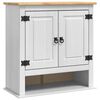 vidaXL Armadio pensile Corona Bianco 70 x 33 x 71,5 cm Pino massello
