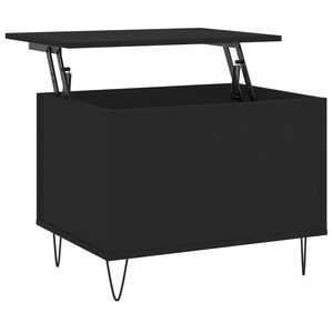 vidaXL Tavolino da Salotto Nero 60x44,5x45 cm in Legno Multistrato