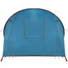 vidaXL Tenda a tunnel con tetto Blu e Grigio 740 x 370 x 220 cm