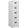 vidaXL Armadio Classificatore Grigio Chiaro 46x62x164 cm in Acciaio