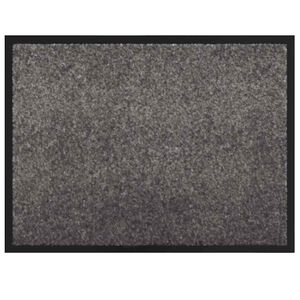vidaXL Tappetino Grigio chiaro 60 x 40 x 1.2 cm Tessuto Teddy
