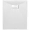 vidaXL Piatto Doccia in SMC Bianco 90x70 cm