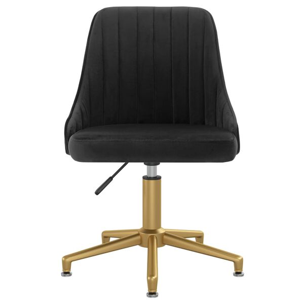 vidaXL Sedie da Pranzo Girevoli 6 pz Nere in Velluto