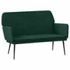 vidaXL Panca Verde Scuro 108x79x79 cm in Velluto