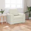 vidaXL Divano letto Crema 98 x 71 x 83 cm Velluto