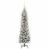 vidaXL Albero di Natale artificiale con 150 LED Bianco 120 cm