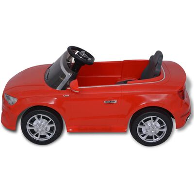 vidaXL Automobile Elettrica con Telecomando Audi A3 Rossa