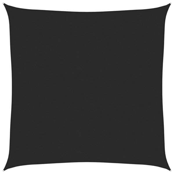 vidaXL Vela Parasole 160 g/m&sup2; Nera 6x6 m in HDPE