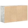 vidaXL Credenza Grigio cemento 120 x 36 x 69 cm Legno multistrato
