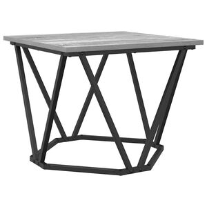 vidaXL Tavolino da salotto 3 pz Grigio Sonoma 50 x 50 x 40 cm