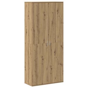 vidaXL Highboard rovere artigianale 80 x 35 x 180 cm Legno multistrato