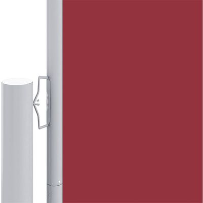 vidaXL Tenda da Sole Laterale Retrattile Rossa 180x1200 cm