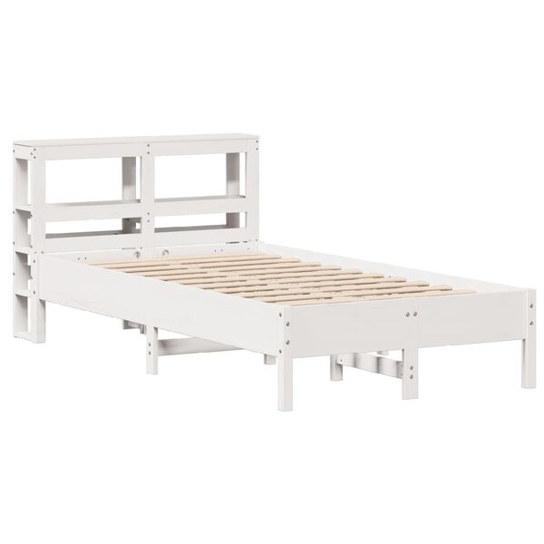 vidaXL Letto senza Materasso Bianco 90x200 cm Legno Massello di Pino