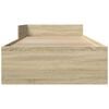 vidaXL Giroletto senza Materasso Rovere Sonoma 90x200 cm in Truciolato