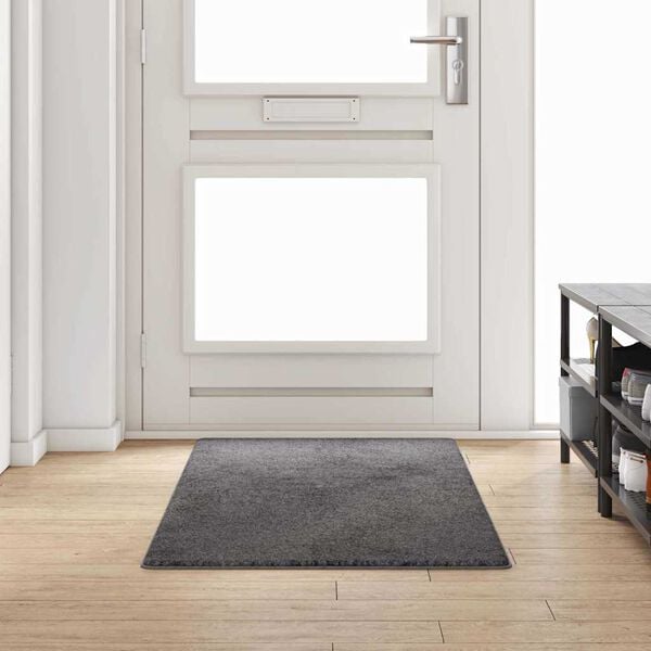 vidaXL Runner in Moquette Grigio 80 x 200 cm 100% Polipropilene Tuft