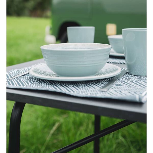 Travellife Set Stoviglie di Lusso Campeggio 12 pz D&eacute;nia Grigio Chiaro