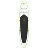 vidaXL Set Tavola Gonfiabile da SUP con Vela Verde e Bianco