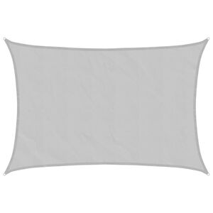 vidaXL Vela Parasole Grigio Chiaro 2,5x2 m 100% Poliestere Oxford