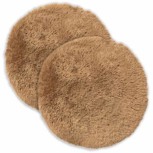 vidaXL Cuscino con cuscino HEERLEN 6 pz Tortora Fleece PV