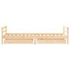 vidaXL Giroletto Bambini con Cassetti 90x200 cm Legno Massello di Pino