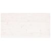 vidaXL Piano Tavolo Bianco 100x50x2,5 Legno Massello Pino Rettangolare
