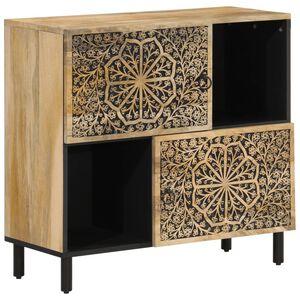 vidaXL Credenza 80x33x75 cm in Legno Massello di Mango