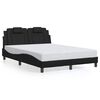vidaXL Giroletto Viana senza Materasso Nero 120x200 cm in Similpelle