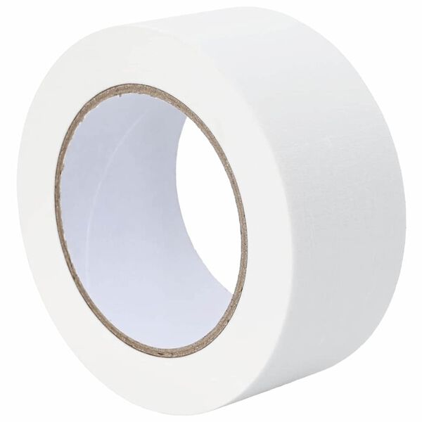 vidaXL Nastri Adesivi per Pittori 6 pcs Bianco 50mm x 50m Carta
