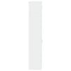 vidaXL Mobile Sottile Bianco 30x42,5x225 cm in Truciolato