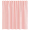 vidaXL Tende in Voile con Passanti 2 pz Rosa 140x140 cm