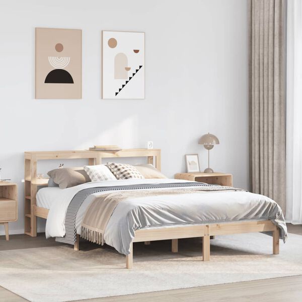vidaXL Letto senza Materasso 120x190 cm in Legno Massello di Pino