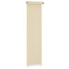 vidaXL Tenda a Rullo per Esterni color crema 65(L)x230(A) cm HDPE