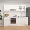 vidaXL Set Armadi da Cucina 8 pz Lyon Bianco in Legno Multistrato