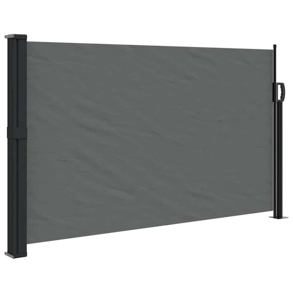 vidaXL Tenda da sole laterale retrattile antracite 120x600 cm