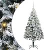 vidaXL Albero di Natale artificiale con 300 LED Bianco 180 cm