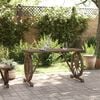 vidaXL Tavolo da Giardino 115x55x65 cm in Legno Massello di Abete