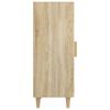 vidaXL Credenza Rovere Sonoma 34,5x34x90 cm in Legno Multistrato