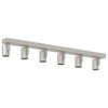 vidaXL Faretto da soffitto Nichel 73 x 6,5 x 11,5 cm Metallo