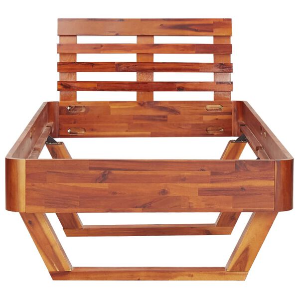 vidaXL Giroletto in Legno Massello di Acacia 100x200 cm