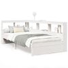 vidaXL Letto Libreria senza Materasso Bianca 90x200 cm Legno di Pino