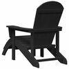 vidaXL Mobili da lounge da giardino 2 pcs Nero 74 x 82 x 90cm Plastica
