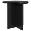 vidaXL Tavolo laterale Rovere Nero &Oslash; 39 x 38 cm Legno ingegnerizzato