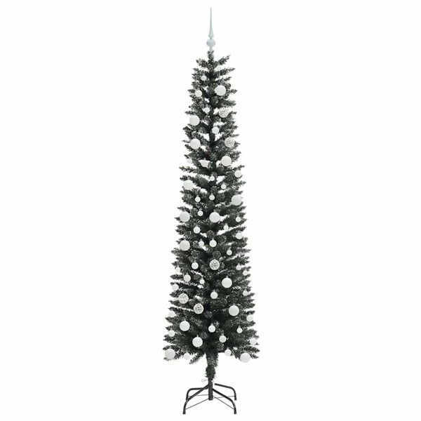 vidaXL Albero di Natale artificiale con 300 LED Verde 210 cm