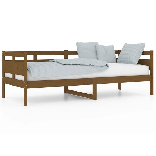 vidaXL Dormeuse Ambra in Legno Massello di Pino 80x200 cm
