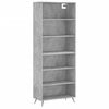 vidaXL Credenza Grigio Sonoma 69,5x32,5x180 cm Legno Multistrato