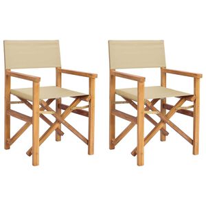 vidaXL Sedia da pranzo Marrone e Beige 56 x 54 x 87 cm