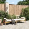 vidaXL Panca da Giardino con Cuscino in Polyrattan e Acacia