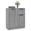 vidaXL Credenze 2 pz Grigio Sonoma 60x30x70 cm in Legno Multistrato