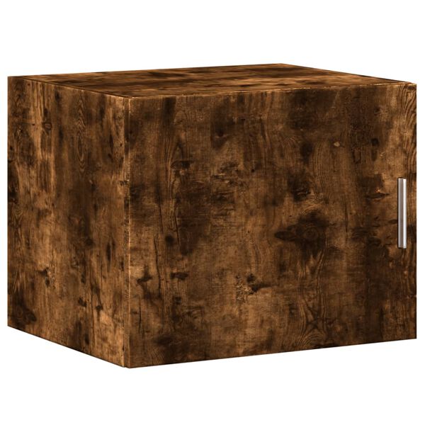vidaXL Mobile a Parete Rovere Fumo 50x42,5x40 cm in Legno Multistrato