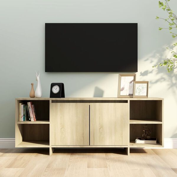 vidaXL Mobile Porta TV Rovere Sonoma 130x35x50 cm in Truciolato